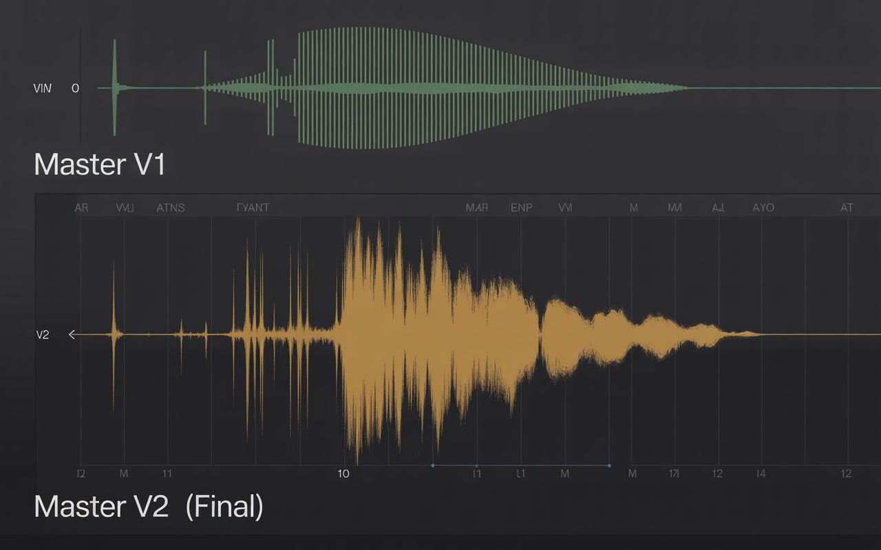 music mastering revisions